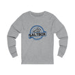 Load image into Gallery viewer, Saltbox Brewing Company jersey long sleeve tee in athletic heather