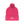 Load image into Gallery viewer, Neon pink Saltbox pom pom beanie laying down
