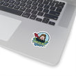 Load image into Gallery viewer, Pigs Do Fly Haskap Vodka Soda sticker with white background on laptop
