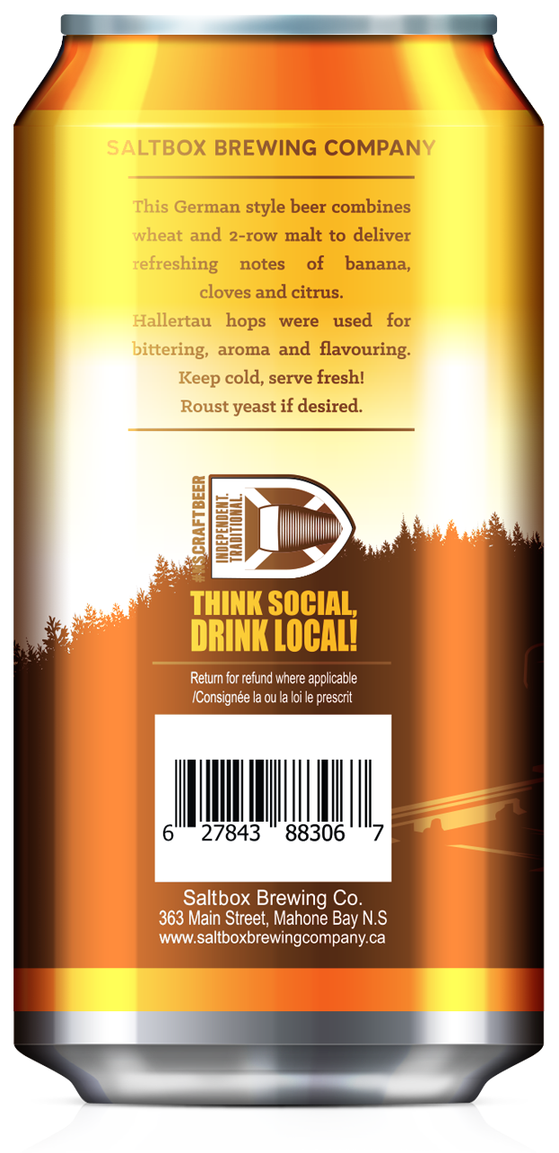 Saltbox Brewing Company Dynamite Trail Ale Hereweizen 473ml Can Back
