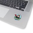 Load image into Gallery viewer, Pigs Do Fly Haskap Vodka Soda sticker with clear background on laptop