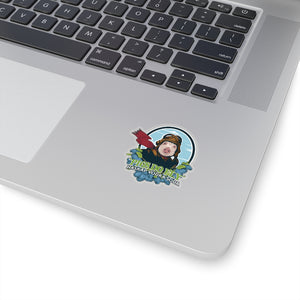 Pigs Do Fly Haskap Vodka Soda sticker with clear background on laptop