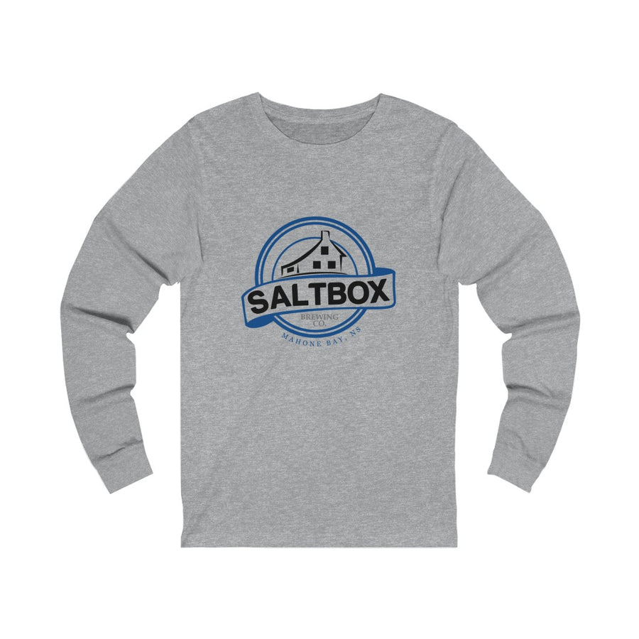 Saltbox Brewing Company jersey long sleeve tee in athletic heather