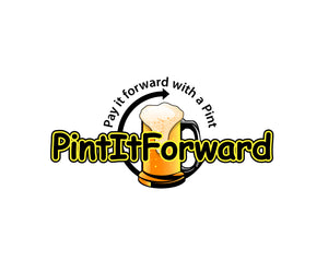 Pint It Forward logo with beer mug