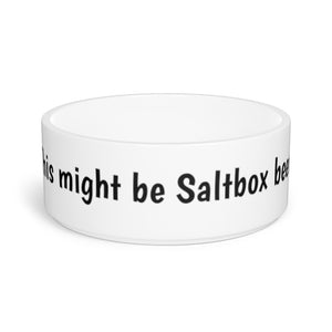 Saltbox Pet Bowl