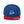 Load image into Gallery viewer, Saltbox Brewing Company unisex flat bill hat in true royal and true red

