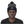 Load image into Gallery viewer, Man with black and grey Saltbox Pom Pom beanie on head
