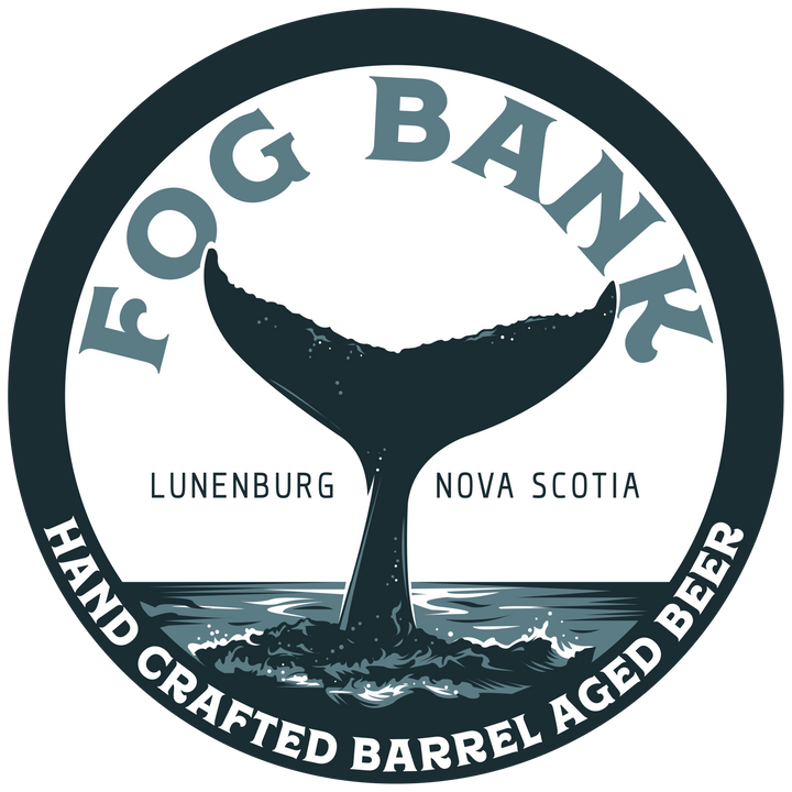 Saltbox Brewing Company Fog Bank Barrel Aged Beer 750ml Label