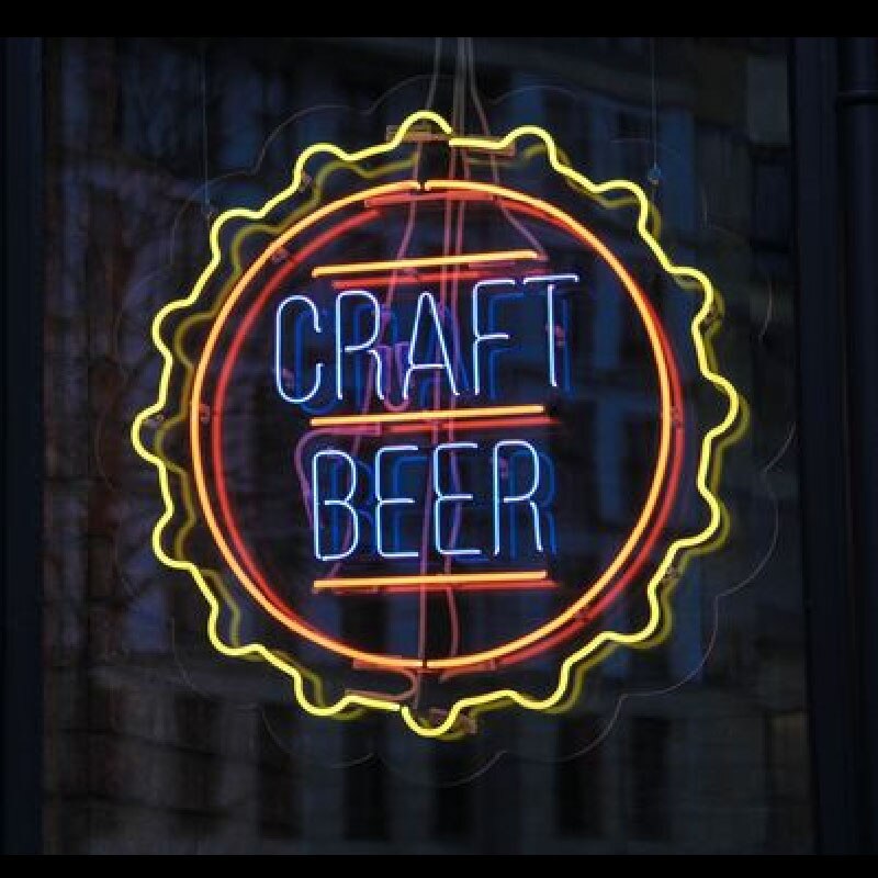 Craft Beer Neon Sign Saltbox Brewing Company